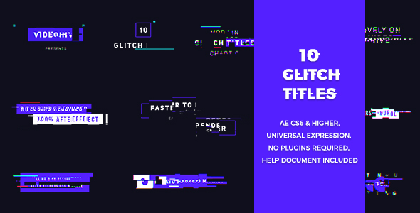 10 Glitch Titles alt