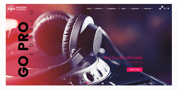 Mixer - Headphone and Audio Store Shopify Theme