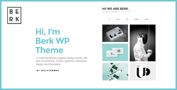 Berk - Minimal Portfolio WordPress Theme