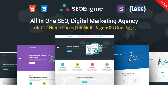 SEO Engine – Digital Marketing Agency HTML Template