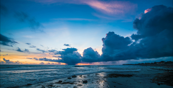 Ocean Blue Sunset
