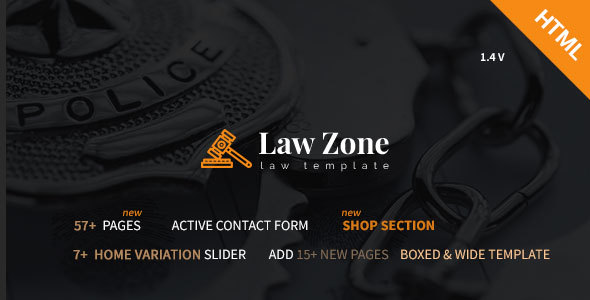 Lawzone- Law Firm, Lawyer and Attorney Responsive HTML5 Template