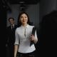 Team Of Business People Walking In Office While Asian Businesswoman Answer Phone Call - VideoHive Item for Sale