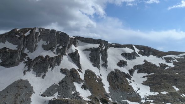 Aerial View of Durmitor Mountains of Montenegro