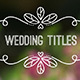 Wedding Titles - VideoHive Item for Sale