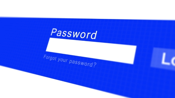 Typing Password on Login Page