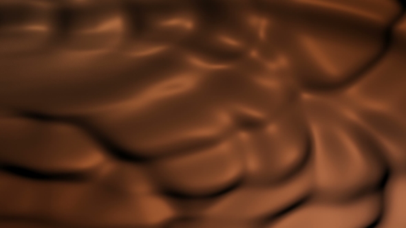 Flow Golden Liquid with Animated Reflections. alt