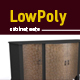 Lowpoly 3D cabinet model - 3DOcean Item for Sale