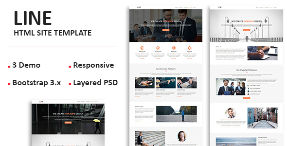 Line - Multipurpose Responsive One page HTML Template