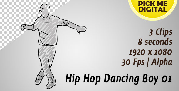 Hip Hop Dancing Boy 01