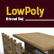 3D lowpoly Bamboo Brunei set model - 3DOcean Item for Sale
