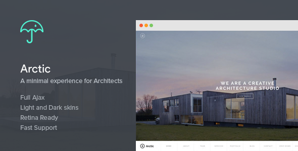 Arctic - Architektura i Kreacja Motyw WordPress