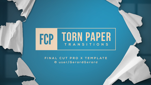 paper tear transition after effects free download