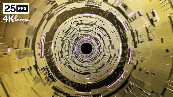 In Gold Space Ship 4K alt