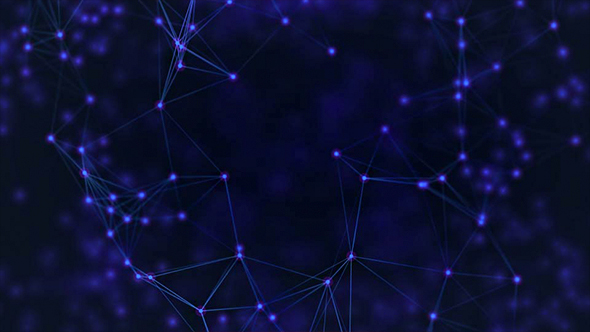 Abstract Dark Blue Digital Internet Social Network Background alt