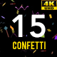 15 Confetti Pack 4K - VideoHive Item for Sale