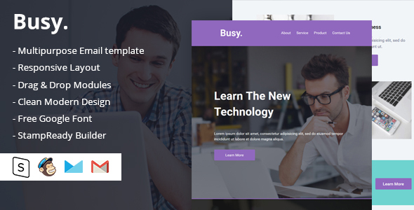 Busy Multipurpose Email Template