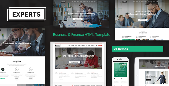 Experts - Multipurpose Business & Finance HTML5 Template