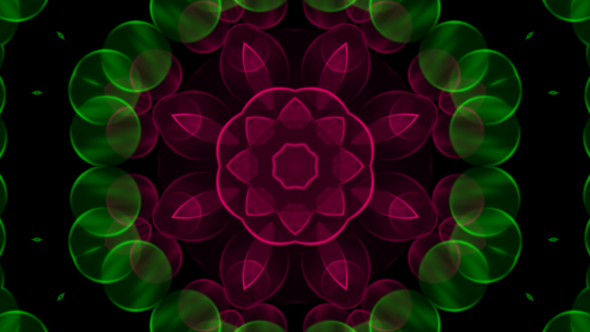 Pink Flower Kaleidoscope Loop V1 alt