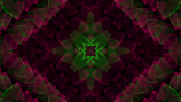 Pink Flower Kaleidoscope Loop V9 alt