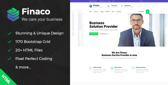 Fianco - Business Consulting and Professional Services HTML Template