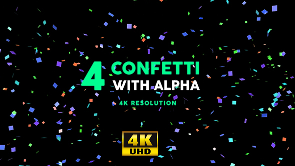 4 Confetti Pack 4k alt