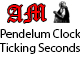 Pendulum Clock Seconds Ticking