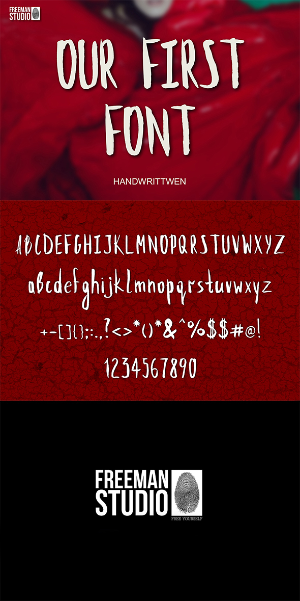 Our First Font