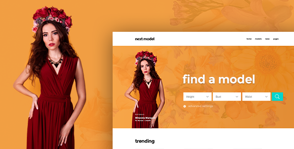 Nextar - Stylish Directory Template for Model Agency