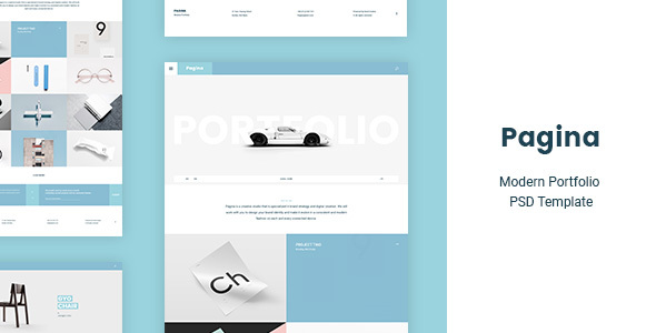 Pagina | Creative Portfolio PSD Template