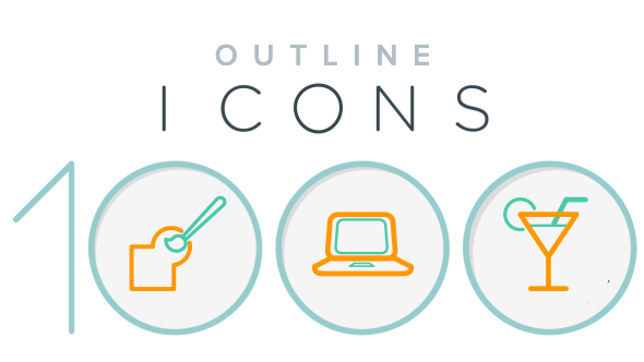 1000 Outline Icons alt