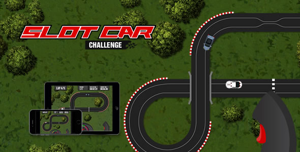 Slot Car Challenge - HTML5 Game