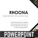 Rhoona Powerpoint Template - GraphicRiver Item for Sale