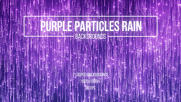 Purple Particles Rain