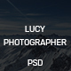 Lucy Photographer Onepage-PSD Template - ThemeForest Item for Sale