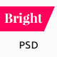 Bright Personal Portfolio PSD Template - ThemeForest Item for Sale