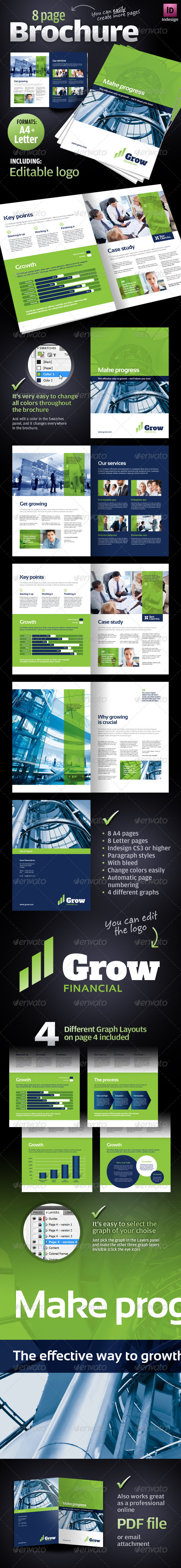 8 page Corporate Business Brochure