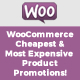 WooCommerce Cheapest & Most Expensive Product Promotions! - CodeCanyon Item for Sale