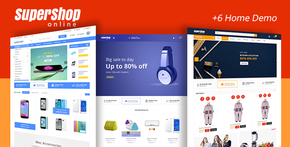 Supershop - Market Store RTL Responsive Html Template