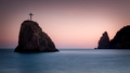 Seashore at sunset. Rock of the holy phenomenon. Fiolent. Crimea - PhotoDune Item for Sale