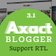 Axact - Responsive Magazine Blogger Theme - ThemeForest Item for Sale