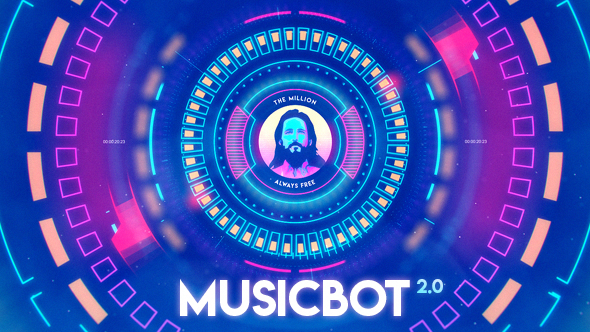 Musicbot 2.0 Visualisator and Audio React HUD Background Creator
