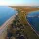 Drone Over the Island of Dzharylgach in the Black Sea - VideoHive Item for Sale