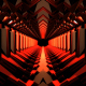Red Geometry Tunnel VJ Loop Background - VideoHive Item for Sale