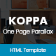 Koppa - Creative One Page Parallax Template - ThemeForest Item for Sale