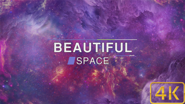 Beautiful Colorful Sci-Fi Mysterious Space Nebula
