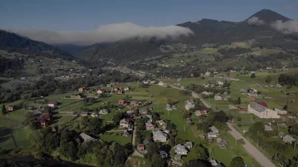 Scenic View Over Picturesque Mountain Valley