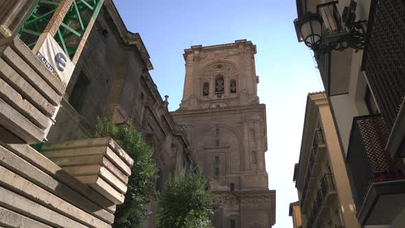 Bell tower as seen from Calle Carcel Baja