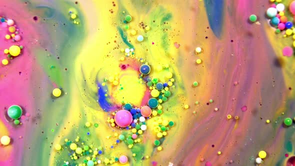Abstract Ink Drops Bubbles Explode Splash Diffusion alt