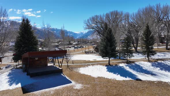 Hartwell Park Ridgway Colorado Usa Aerial Shot